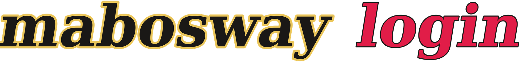 mabosway login logo